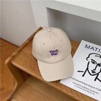 帽子女春夏韩版做旧复古弯檐鸭舌帽子光板色棒球帽情侣水洗帽男