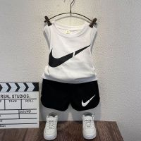 男童夏装背心套装2021新款男孩衣服儿童洋气宝宝无袖两件套潮