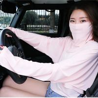 开车冰丝防晒衣女夏季莫代尔透气短外套防晒衫骑车防紫外线遮阳服