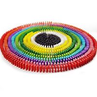 35多米诺骨儿童积木玩具小孩拼插早教幼儿3-6-14岁比赛玩具