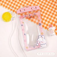 卡通手机防水袋透明气囊触屏游泳漂密封潜水套oppo华为苹果通用