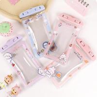 手机防水袋气囊防尘触屏防雨潜水套苹果华为小米通用游泳卡通挂脖