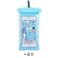 手机防水袋气囊防尘触屏防雨潜水套苹果华为小米通用游泳卡通挂脖
