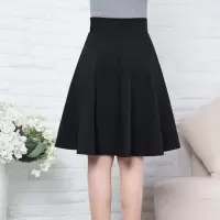 防走光半身中裙 女春夏天白色高腰短裙裤裙显瘦大码中长款a字裙子
