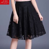 2021新款半身裙宽松显瘦夏装大码女装胖mm170斤气质短裙网纱花
