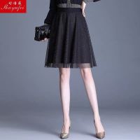 2021新款半身裙宽松显瘦夏装大码女装胖mm170斤气质短裙网纱花