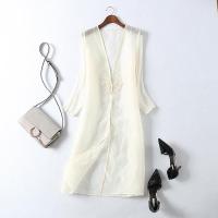 中国风七分袖2021女中长款开衫披肩复古外搭刺绣薄旗袍外套