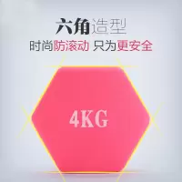 小哑铃女一对哑铃男儿童哑铃磨砂六角哑铃家用健身器材1-10kg公斤