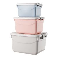 塑料收纳箱装衣服大号收纳盒学生整理箱玩具车载储物箱带盖