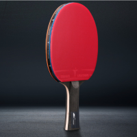 四星乒乓球拍单拍乒乓拍炭黑乒乓板配高弹性比赛乒乓球拍
