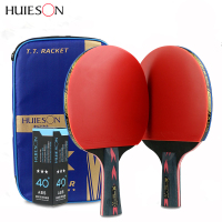 乒乓球拍双拍初学者儿童入门训练横拍直拍双面反胶