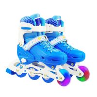 溜冰鞋儿童男女童全闪套装3-5-7-9-12岁滑冰鞋儿童旱冰鞋滑轮滑鞋