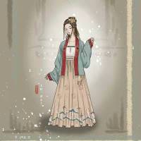 语燕对襟短衫汉服褙子宋制齐腰配宋抹吊带套装日常春夏