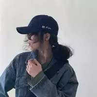 帽子女夏天鸭舌帽韩版百搭ins街头潮人休闲黑色遮阳棒球帽男