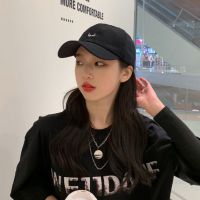 帽子女夏天鸭舌帽韩版百搭ins街头潮人休闲黑色遮阳棒球帽男