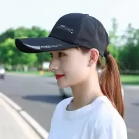 帽子女新款夏季防晒潮鸭舌帽日韩百搭圆脸大脸显瘦棒球帽男户外