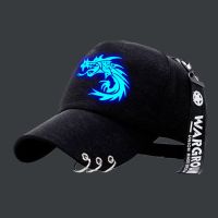 夏季防晒帽子男孩夜光棒球帽女休闲太阳帽春夏秋季青年帅气鸭舌帽