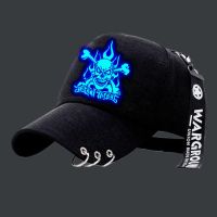 夏季防晒帽子男孩夜光棒球帽女休闲太阳帽春夏秋季青年帅气鸭舌帽