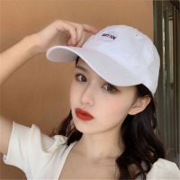 ins刺绣鸭舌帽日系款软顶棒球帽潮韩版休闲防晒遮阳帽女帽子