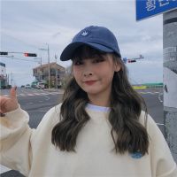 ins刺绣鸭舌帽日系款软顶棒球帽潮韩版休闲防晒遮阳帽女帽子