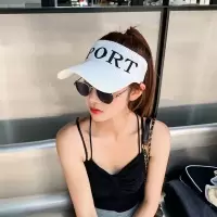 男女夏季太阳帽户外休闲空顶帽遮阳棒球帽跑步登山防晒帽学生帽子
