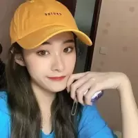 ins字母鸭舌帽女日系款软顶棒球帽潮韩版休闲百搭显脸小帽子