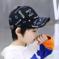 儿童帽子男春夏薄款男童鸭舌帽网眼儿童棒球帽女宝宝遮阳帽防晒潮