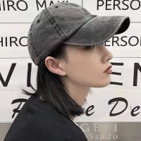 帽子女韩版潮复古做旧水洗软顶鸭舌帽百搭色棒球帽春夏季遮阳帽