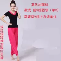 瑜伽服运动套装女莫代尔健身服练功服舞蹈瑜伽服运动套装灯笼裤夏