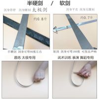 太极剑晨练武术剑表演训练儿童成人软响剑舞蹈汉服拍照佩剑未开刃