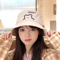 可爱帽子女春夏季韩版百搭渔夫帽日系遮阳防晒卡通学生遮脸ins潮