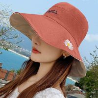 帽子女新款百搭夏季太阳帽防晒紫外线遮阳遮脸渔夫帽洋气韩版潮