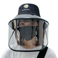 帽子女防飞沫渔夫帽韩春秋遮阳防晒紫外线防疫隔离罩子