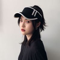 帽子女夏天空顶遮阳帽韩版防晒无顶鸭舌太阳帽运动跑步户外棒球帽