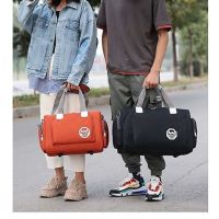 韩版大容量行李包手提单肩旅行袋女短途防水旅游出差健身学生包