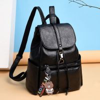 双肩包女士背包时尚潮2020韩版新款旅行包防盗容量妈咪包百搭女包