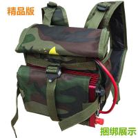 蓄电瓶背包12v逆变器45 36机头 升压器干锂电池加厚防水双肩