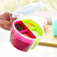 多款式可选塑料调料盒厨房调料罐调味盒创意糖罐盐罐佐料盒