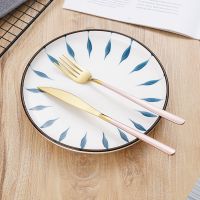 北欧ins西餐具牛排刀叉不锈钢勺子筷子家用刀叉勺三件套餐具套装