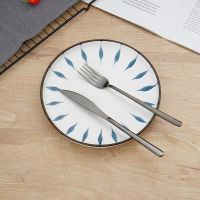 北欧ins西餐具牛排刀叉不锈钢勺子筷子家用刀叉勺三件套餐具套装