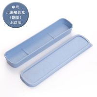 便携筷子勺子叉子套装餐具三件套成人学生三件套户外旅行勺筷盒