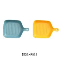 烤盘北欧风餐具陶瓷盘微波炉用创意盘子家用烘焙芝士焗饭烤箱