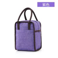 手提包加厚饭盒袋防水保温包饭盒收纳袋帆布带饭手提包妈咪包