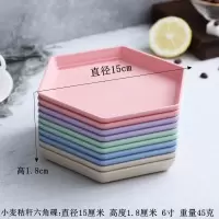 碟子家用菜碟小麦秸秆盘子防摔餐桌吐骨头碟配菜碟北欧小餐盘餐具