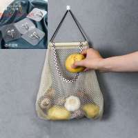 可挂式大蒜挂袋网袋厨房生姜洋葱果蔬蒜头收纳袋多功能镂空手提袋