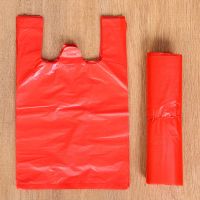 加厚白色背心袋塑料袋透明食品袋外卖打包袋方便袋马夹购物拎袋子