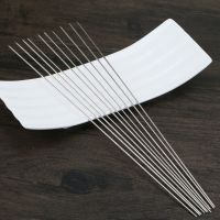 不锈钢烧烤签扁签圆签加厚户外羊肉串烧烤针全套工具家用烤肉签子