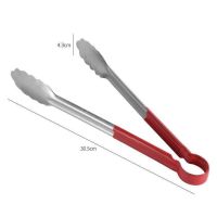 买1送1不锈钢食品夹面包夹烧烤夹子牛排夹加厚厨房夹烘焙用具