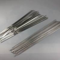 不锈钢圆形烧烤签子羊肉串工具全套烧烤针烤串用品铁签子扁签配件