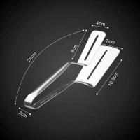 不锈钢加厚煎牛排铲厨房夹子煎鱼铲烧烤夹子牛扒锅铲